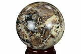 Black Opal Sphere - Madagascar #168539-1